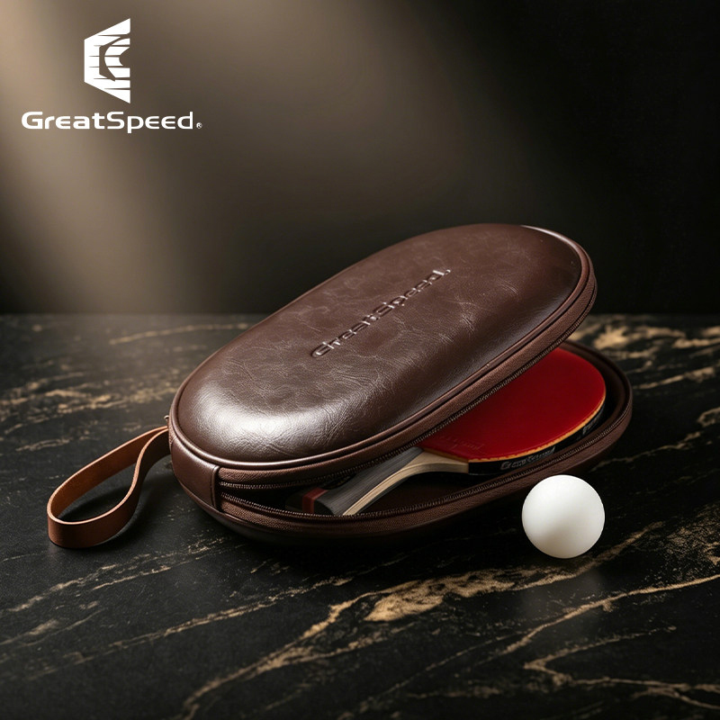 Table Tennis Athlete - Top-grain Leather Table Tennis Sports Bag