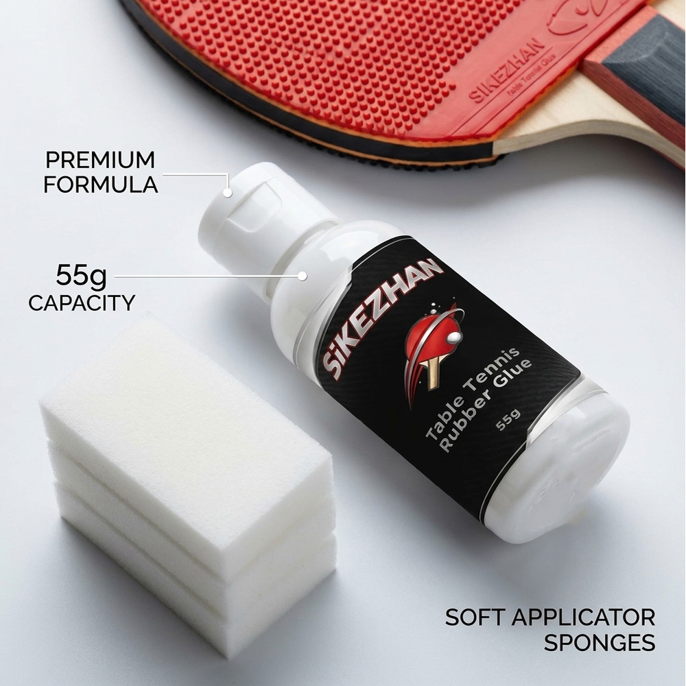 55G Table Tennis Rubber Glue P - огляд і ціна Table Tennis Paddle Set