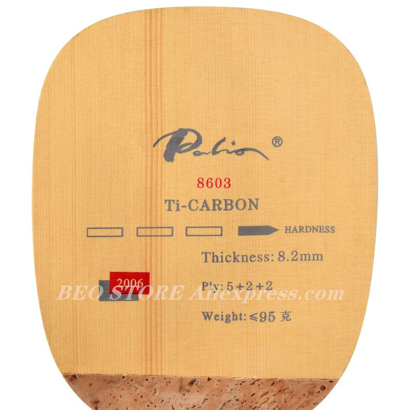 PALIO 8603 Carbon Titanium Tab - огляд і ціна Table Tennis Japan