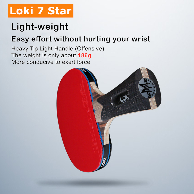 Loki 7 Star Table Tennis Racke - огляд і ціна Table Tennis Bat Butterfly