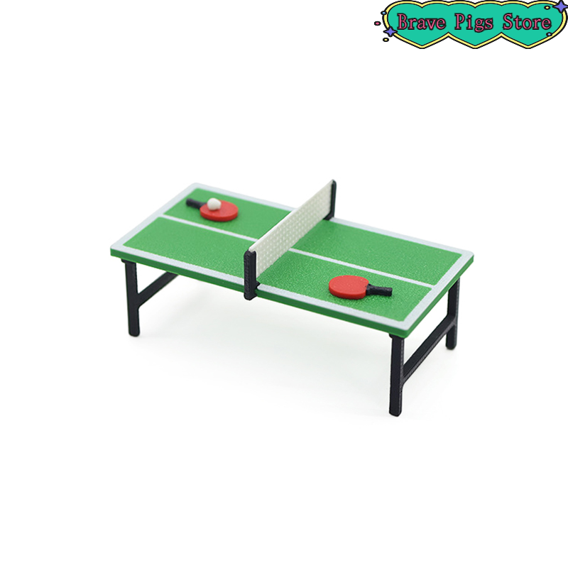 1:12 Miniature Table Tennis Ra - огляд і ціна Table Tennis Paddle Set