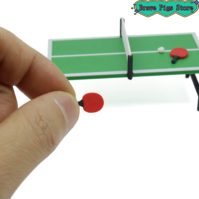 1:12 Miniature Table Tennis Ra - огляд і ціна Table Tennis Paddle Set
