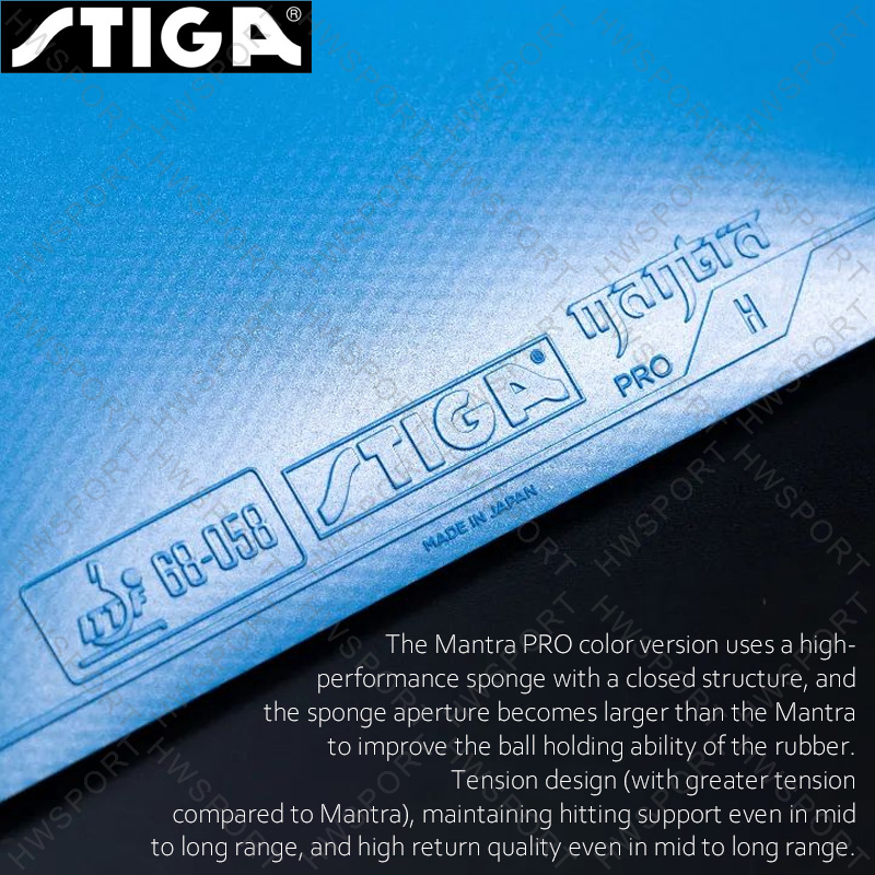 STIGA Mantra Pro Colorful Tabl - огляд і ціна Table Tennis Japan