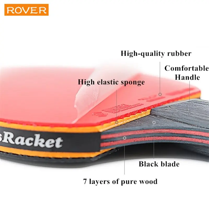5/6 Star Table Tennis Racket 2 - огляд і ціна Table Tennis Bat Butterfly