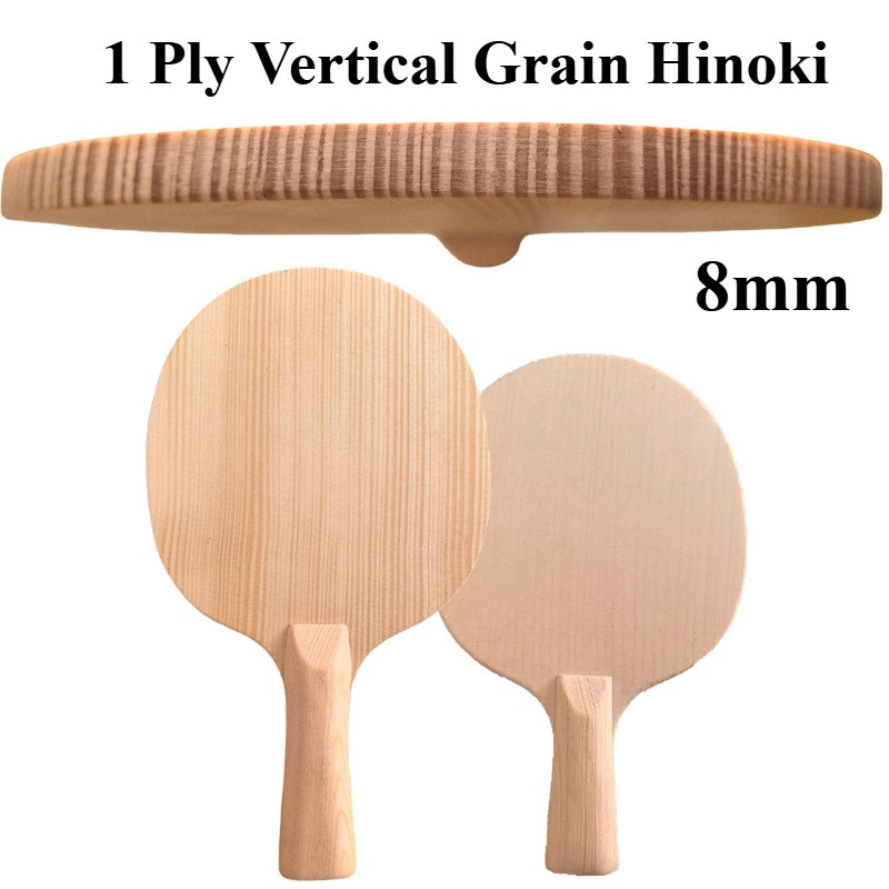 1-Ply 8mm Vertical Grain Hinok - огляд і ціна Table Tennis Blade