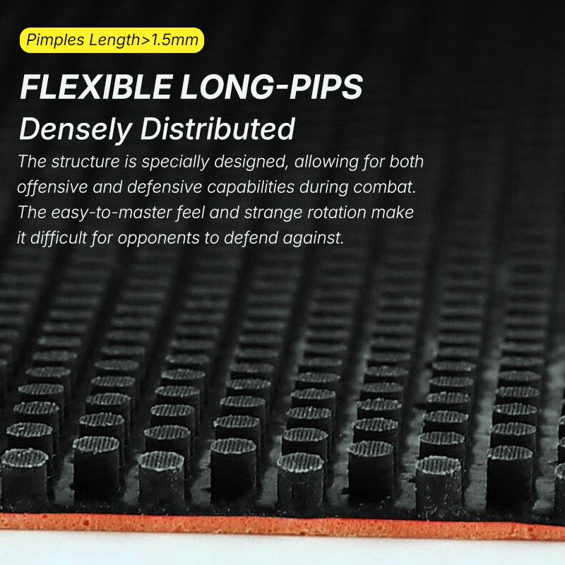 YINHE NEPTUNE Long Pimples Tab - огляд і ціна Table Tennis Rubber Anti Spin