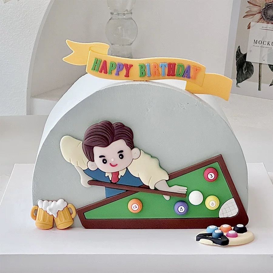 Billiard Cake Birthday Decorat - огляд і ціна Table Tennis Games