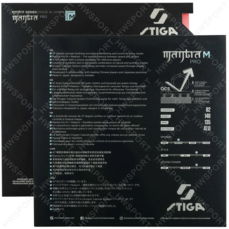 STIGA MANTRA PRO Table Tennis  - огляд і ціна Table Tennis Japan