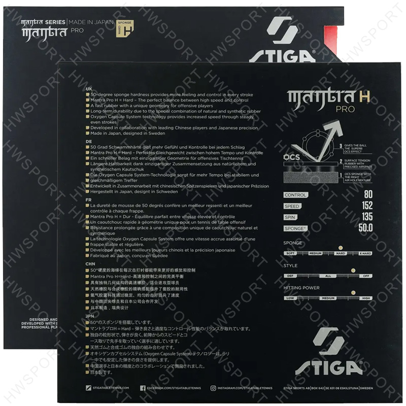 STIGA MANTRA PRO Table Tennis  - огляд і ціна Table Tennis Japan