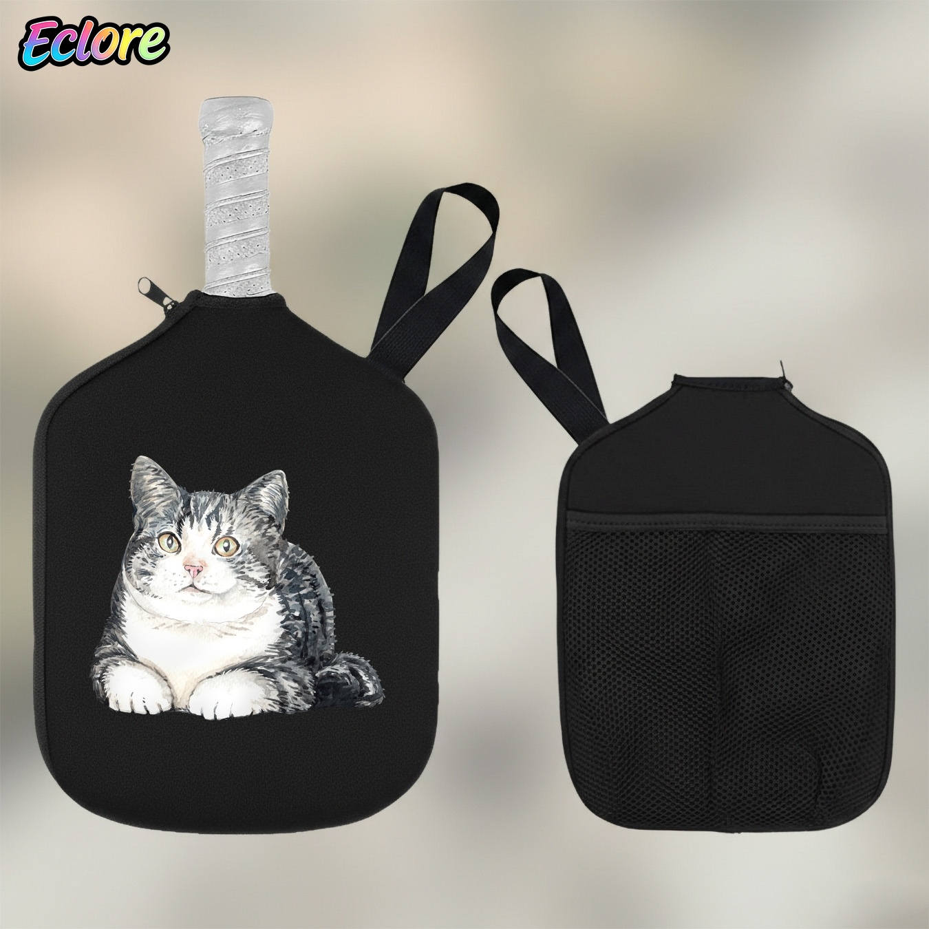 Cute Watercolor Cat Pickleball - огляд і ціна Table Tennis Games