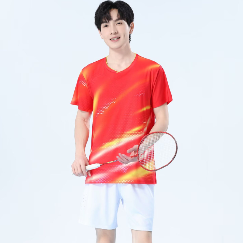 Men Quick Dry Badminton Shirt  - огляд і ціна Table Tennis Logo Free